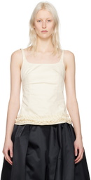 Molly Goddard Off-White Camille Tank Top