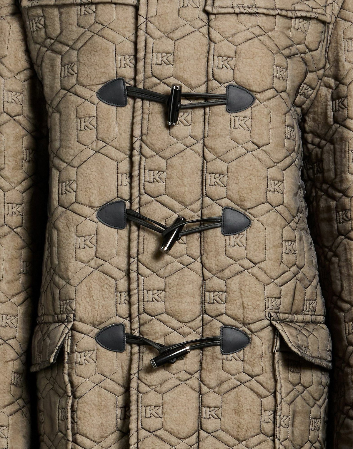 Koché Womens Puffer in Grey
