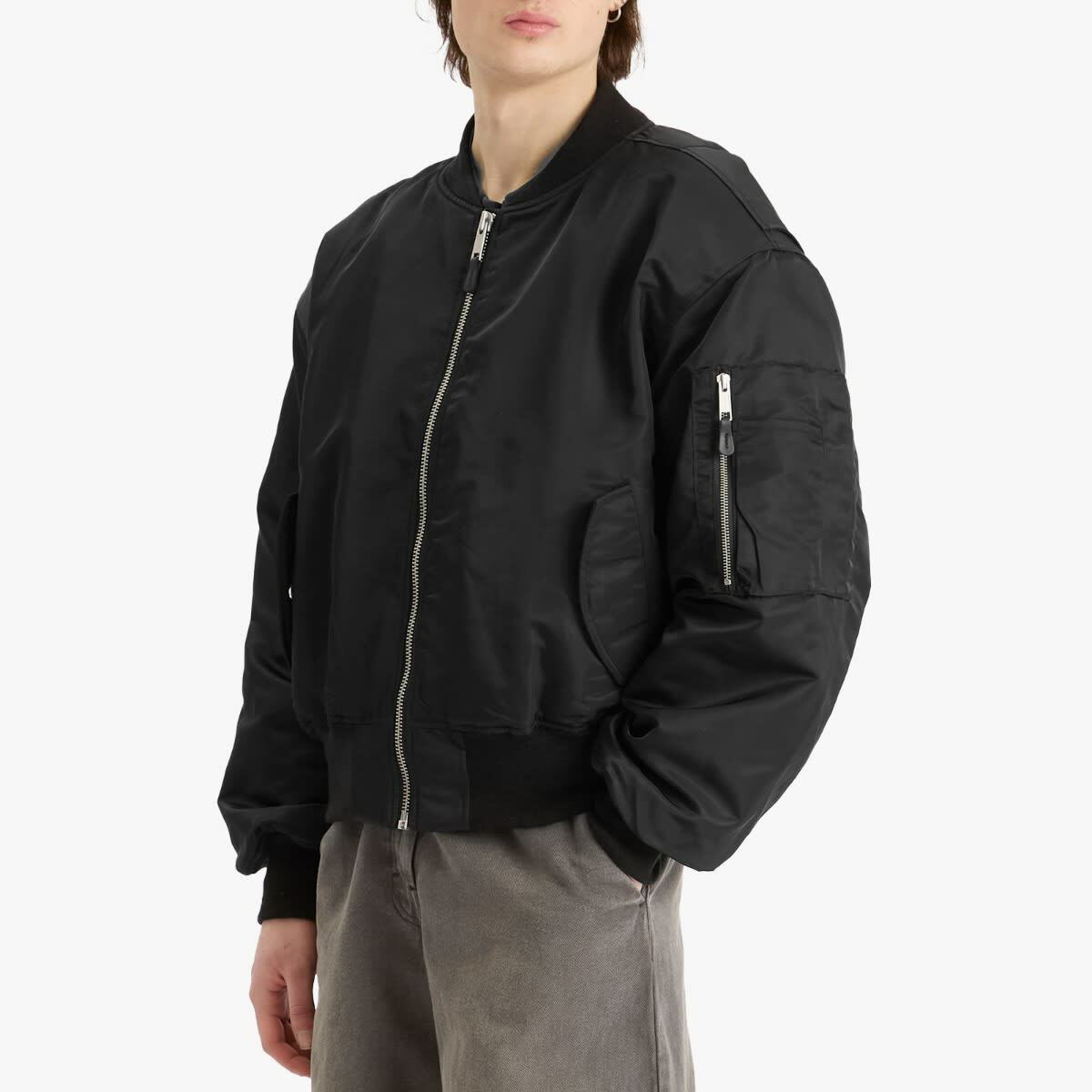 ジャケット・アウター entire studios bomber jacket black ENTIRE STUDIOS Broad Bomber Jacket | Black | FARFETCH