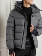 Moncler Grenoble - Isorno Quilted Down Hooded Ski Jacket - Gray