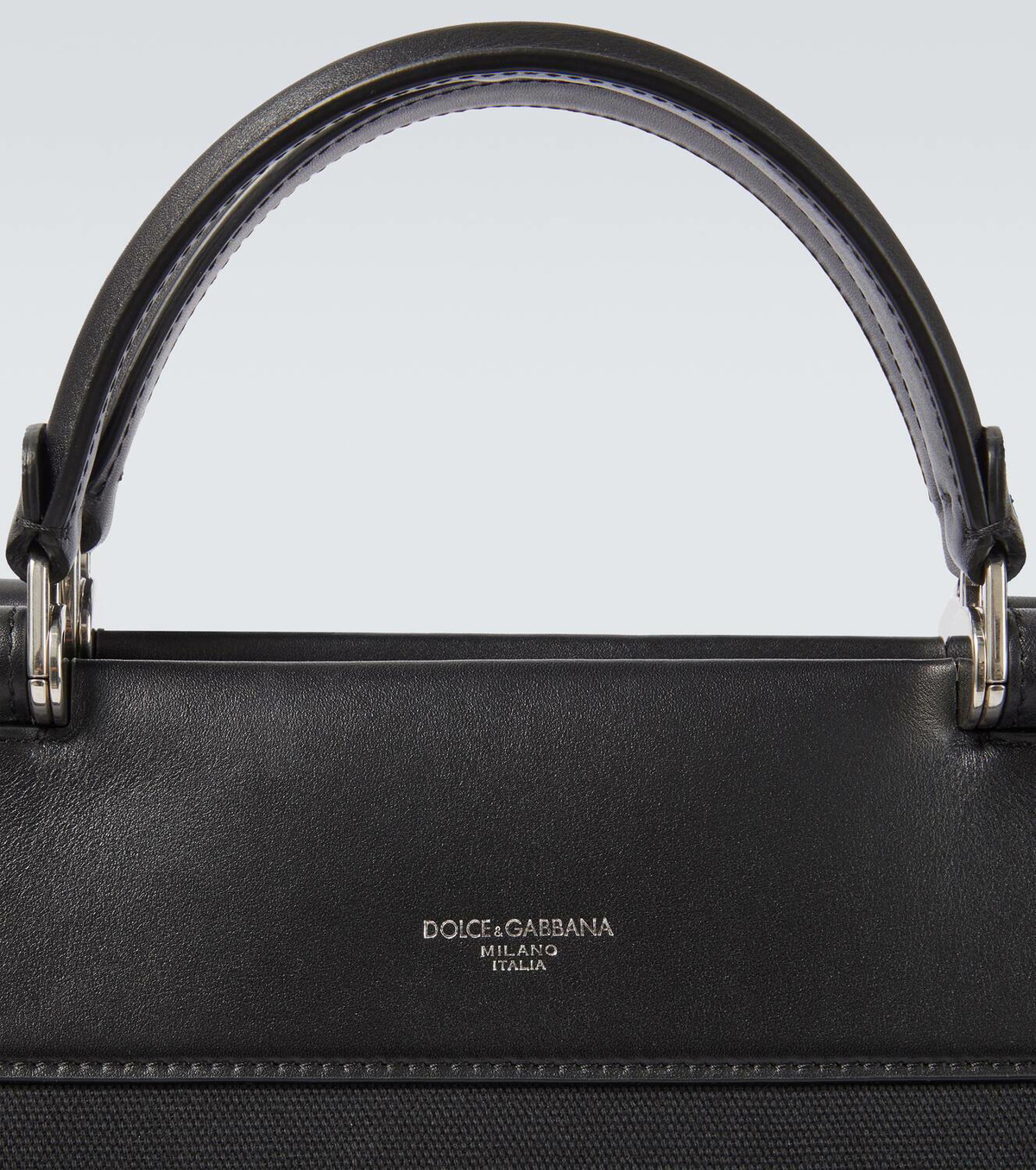 Dolce&Gabbana Leather-trimmed tote bag