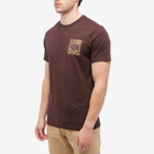 The North Face Men's Fine T-Shirt in Coal Brown
