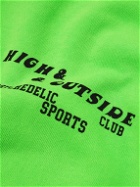 Pasadena Leisure Club - Logo-Print Cotton-Jersey Sweatshirt - Green
