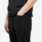 Rick Owens Men's Jim Slim Jean in Black