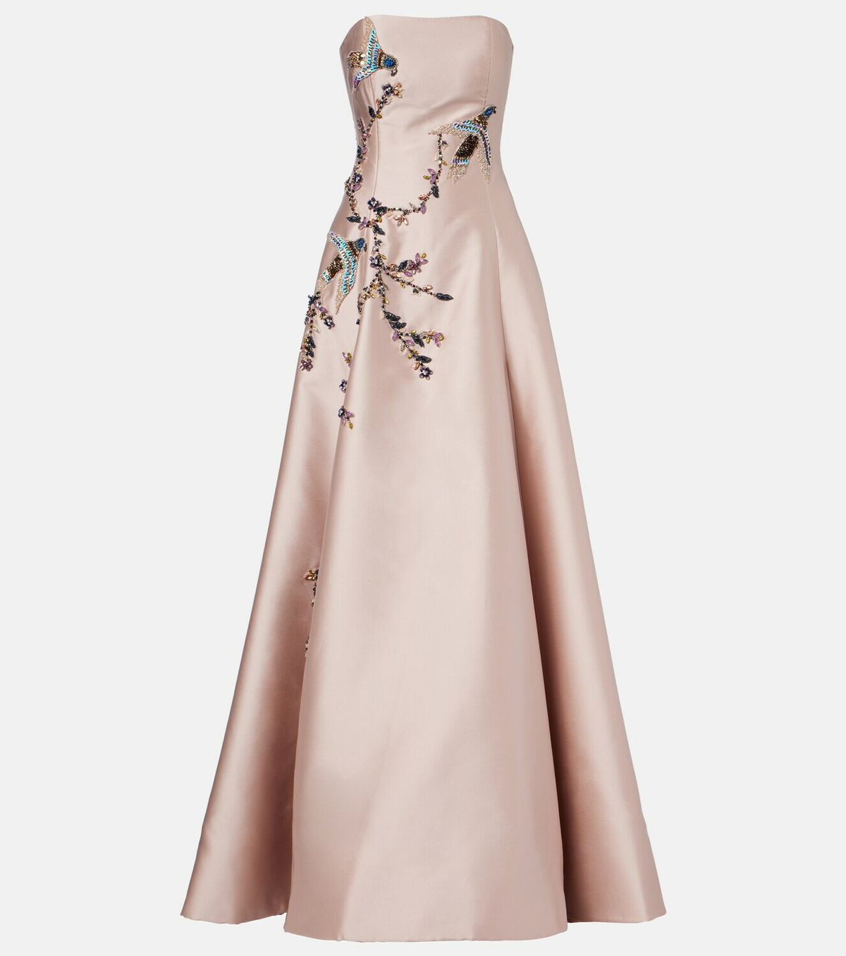 Costarellos Mavia embellished bustier gown