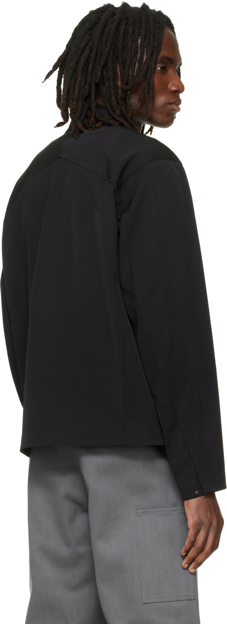 Veilance Black Voronoi Wool Jacket