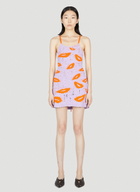 Marco Rambaldi Mouth Knit Mini Dress