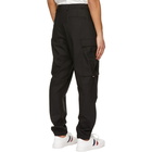 Moncler Black Virgin Wool Cargo Pants