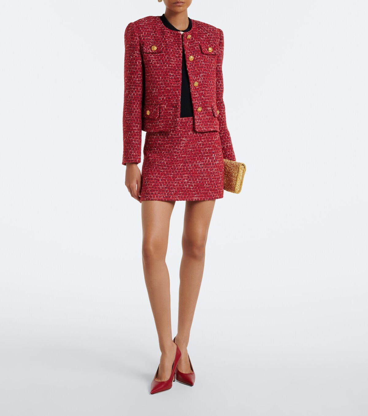 Valentino Tweed miniskirt