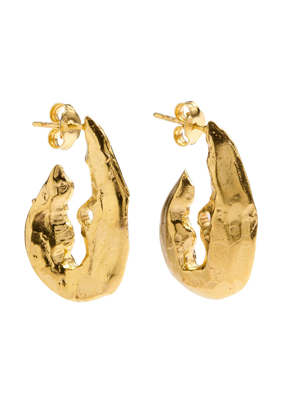 Alighieri The Gilded Crustacean 24kt Gold-plated Hoop Earrings - One Size