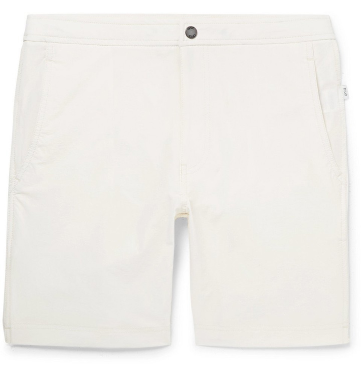 Photo: Onia - Calder Long-Length Swim Shorts - Men - White