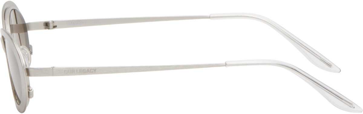 OUR LEGACY Silver Tad Sunglasses Our Legacy