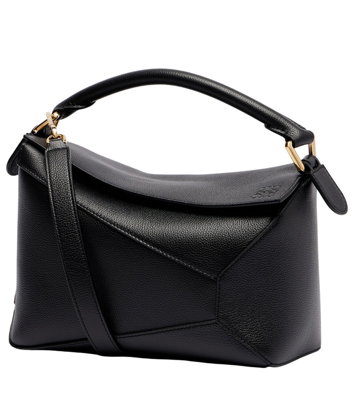 Photo: Loewe Puzzle Edge Small leather top-handle bag