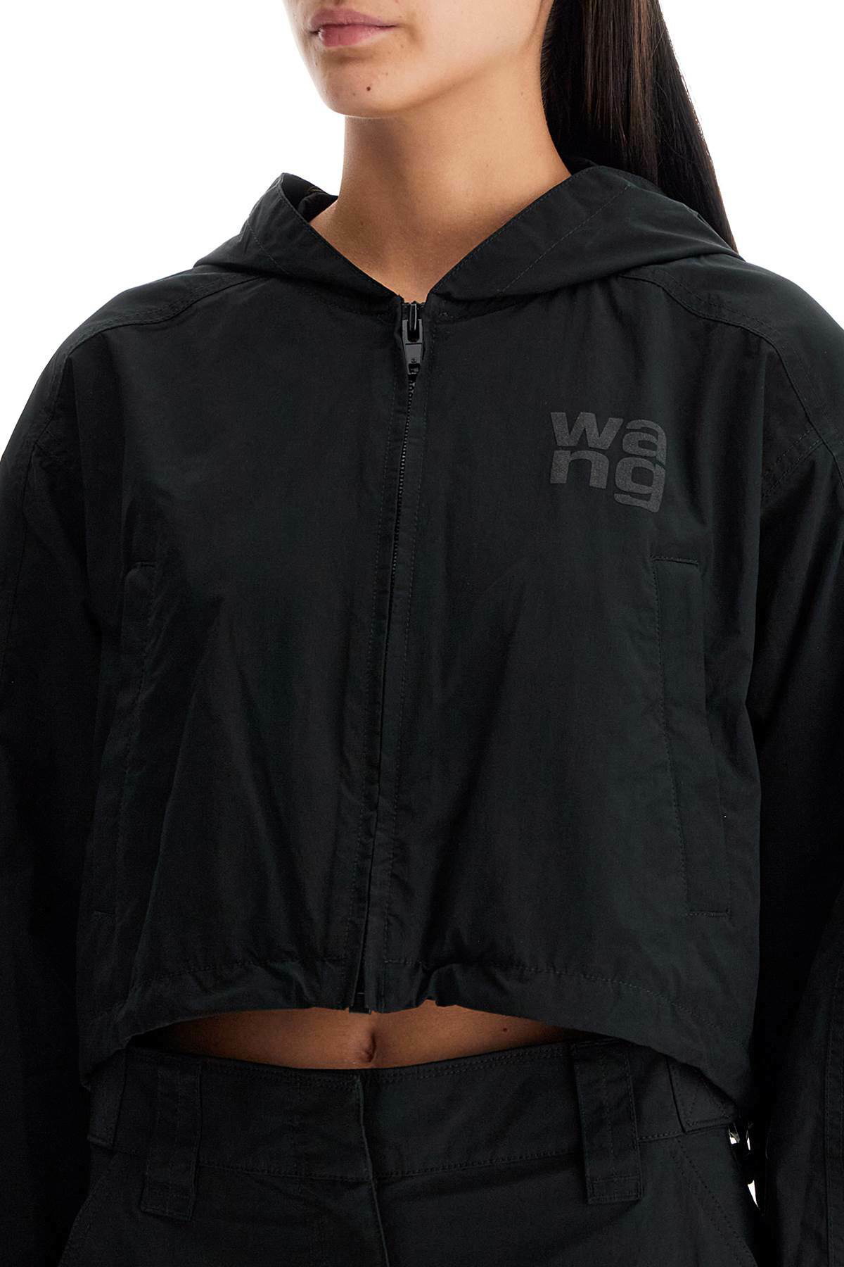 ALEXANDER WANG cropped hooded jacket with Black Alexander Wang ALEXANDER WANG cropped hooded jacket with Black Alexander Wang