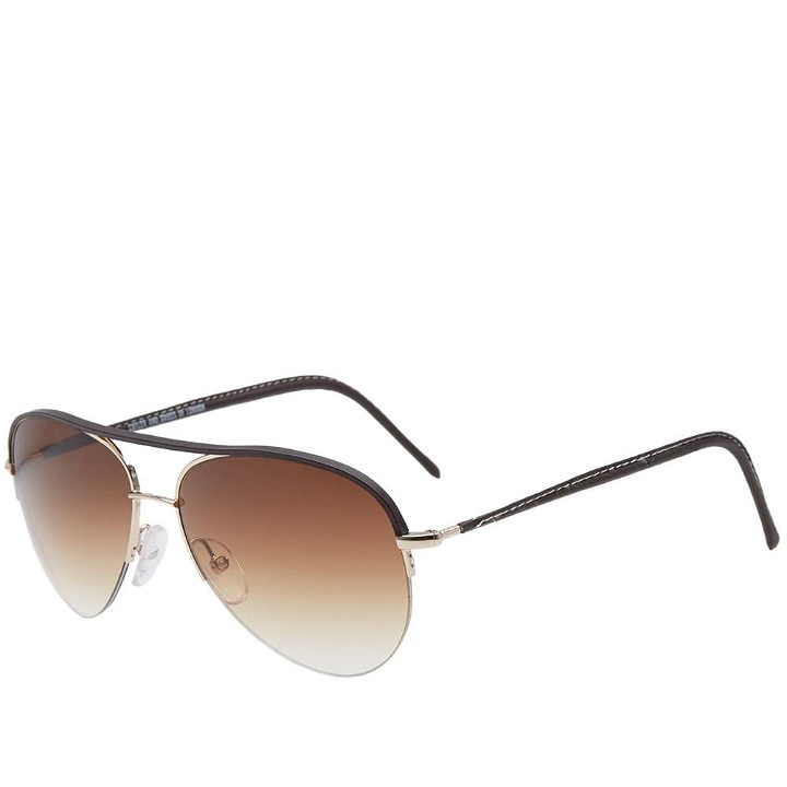 Photo: Cutler and Gross 0702 Sunglasses Brown