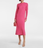 Velvet - Ember ribbed-knit midi dress
