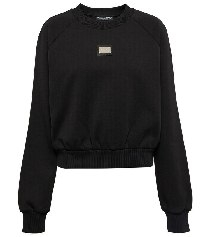 Photo: Dolce&Gabbana Re-Edition embellished sweatshirt