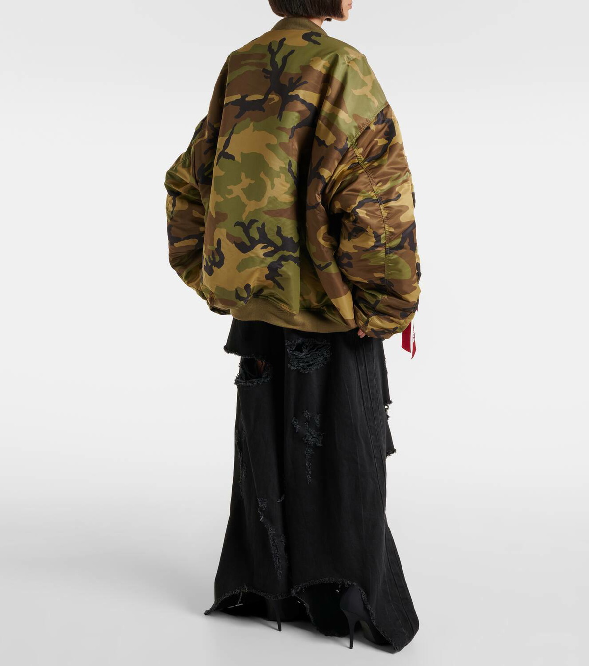 ジャケット・アウター VETEMENTS 22aw CAMO BOMBER JACKET Vetements Men's Reversible Hooded Camo Bomber Jacket