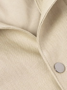 Stòffa - Linen-Twill Blouson Jacket - Neutrals