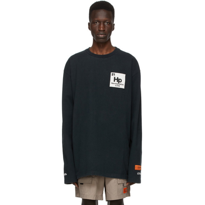 Photo: Heron Preston Black Herons Halo Long Sleeve T-Shirt