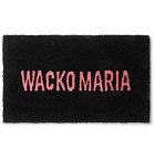Wacko Maria - Logo-Print Terry Rug - Black