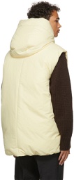 Jil Sander Off-White Water Repellent Vest