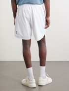 On - Court Straight-Leg Recycled-Shell Tennis Shorts - White