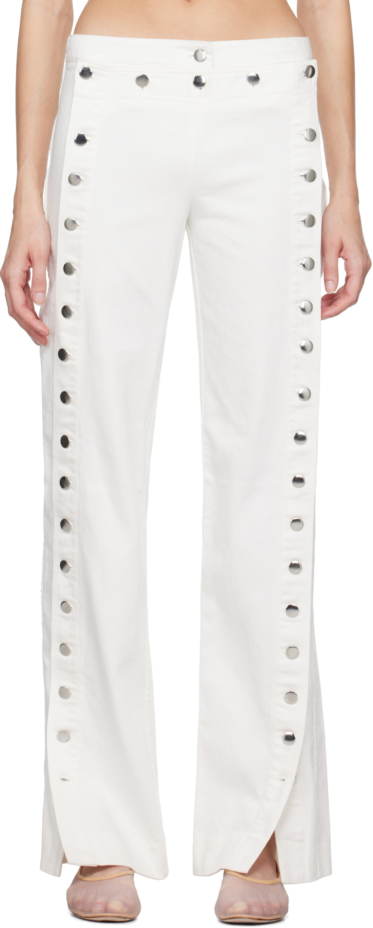 【Staud】 Painterローライズ straight-legジーンズ Staud - Painter low-rise straight-leg jeans Staud