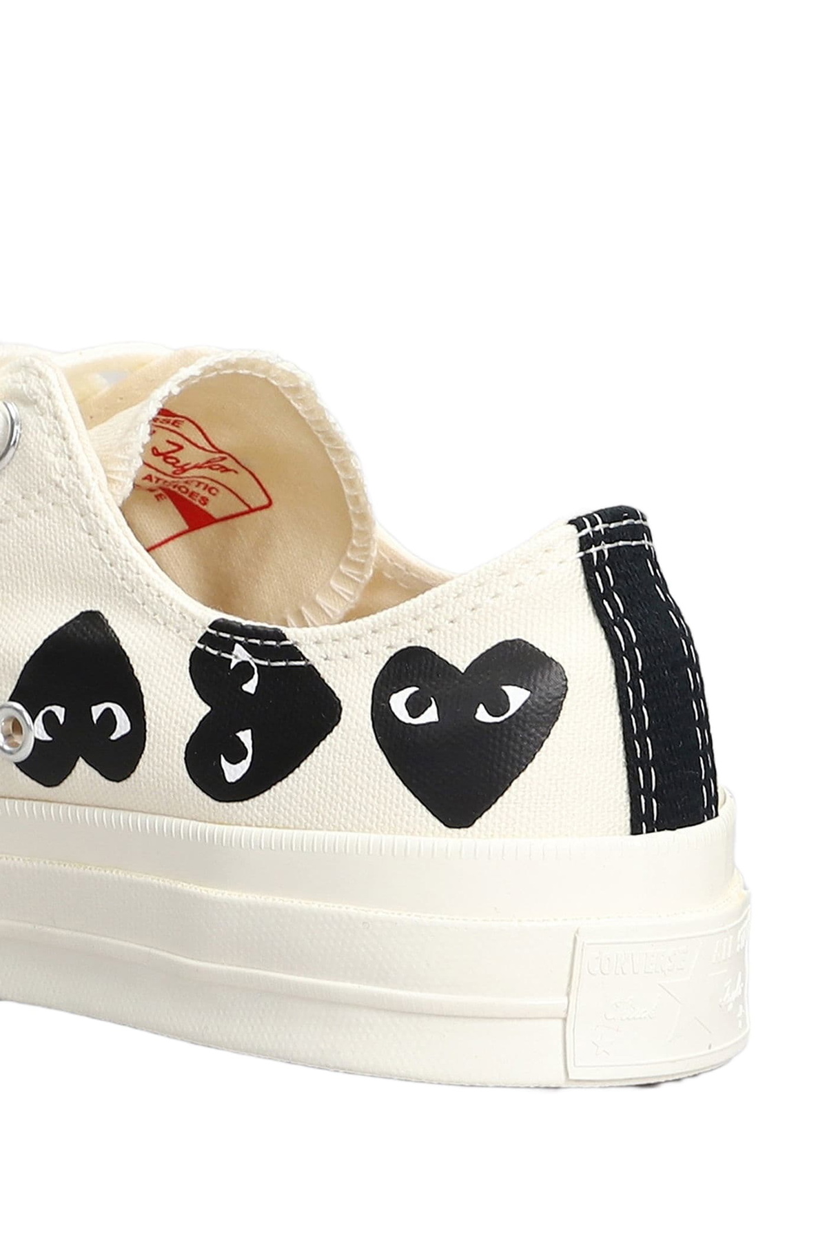 Comme des Garçons Play Chuck 70 Cdg Low Sneakers In Beige Cotton
