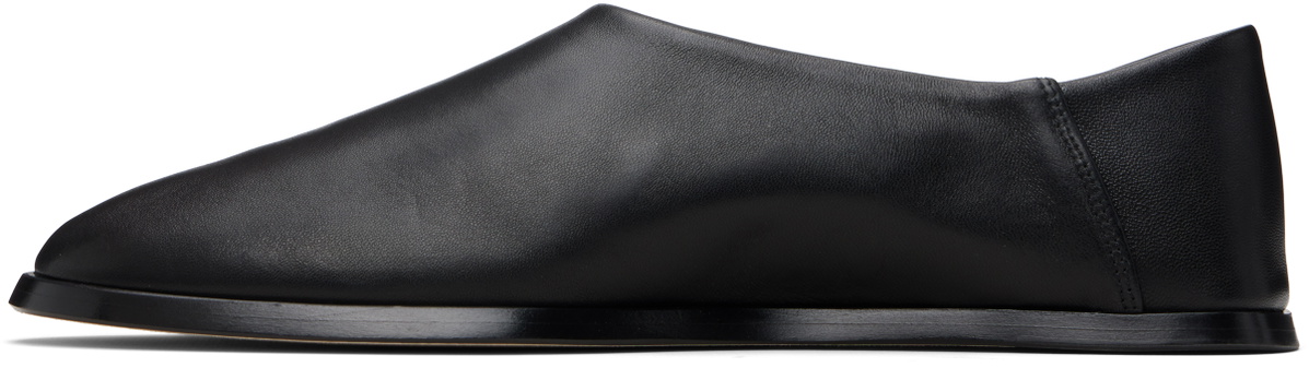 Fear of God Black Slip On Loafers