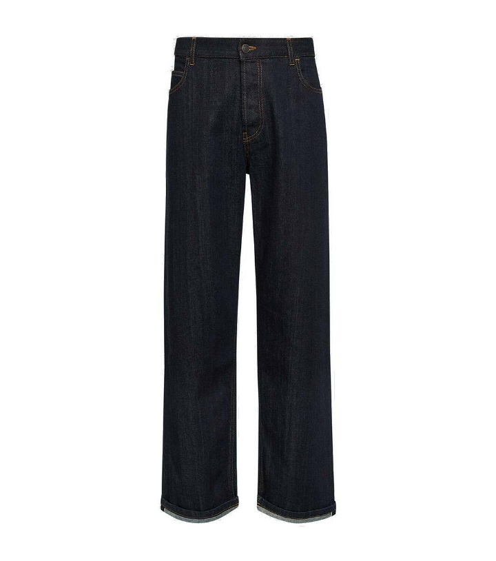 Photo: The Row Ross mid-rise straight jeans
