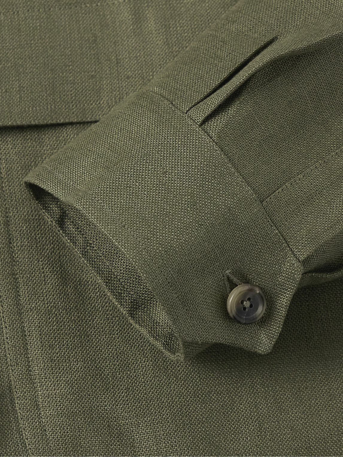 De Petrillo - Linen Jacket - Green