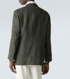 Rubinacci Single-breasted linen blazer
