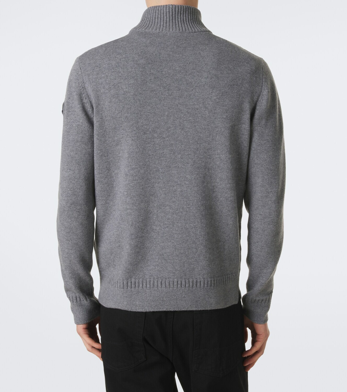 Moncler Wool and cashmere-blend half-zip sweater