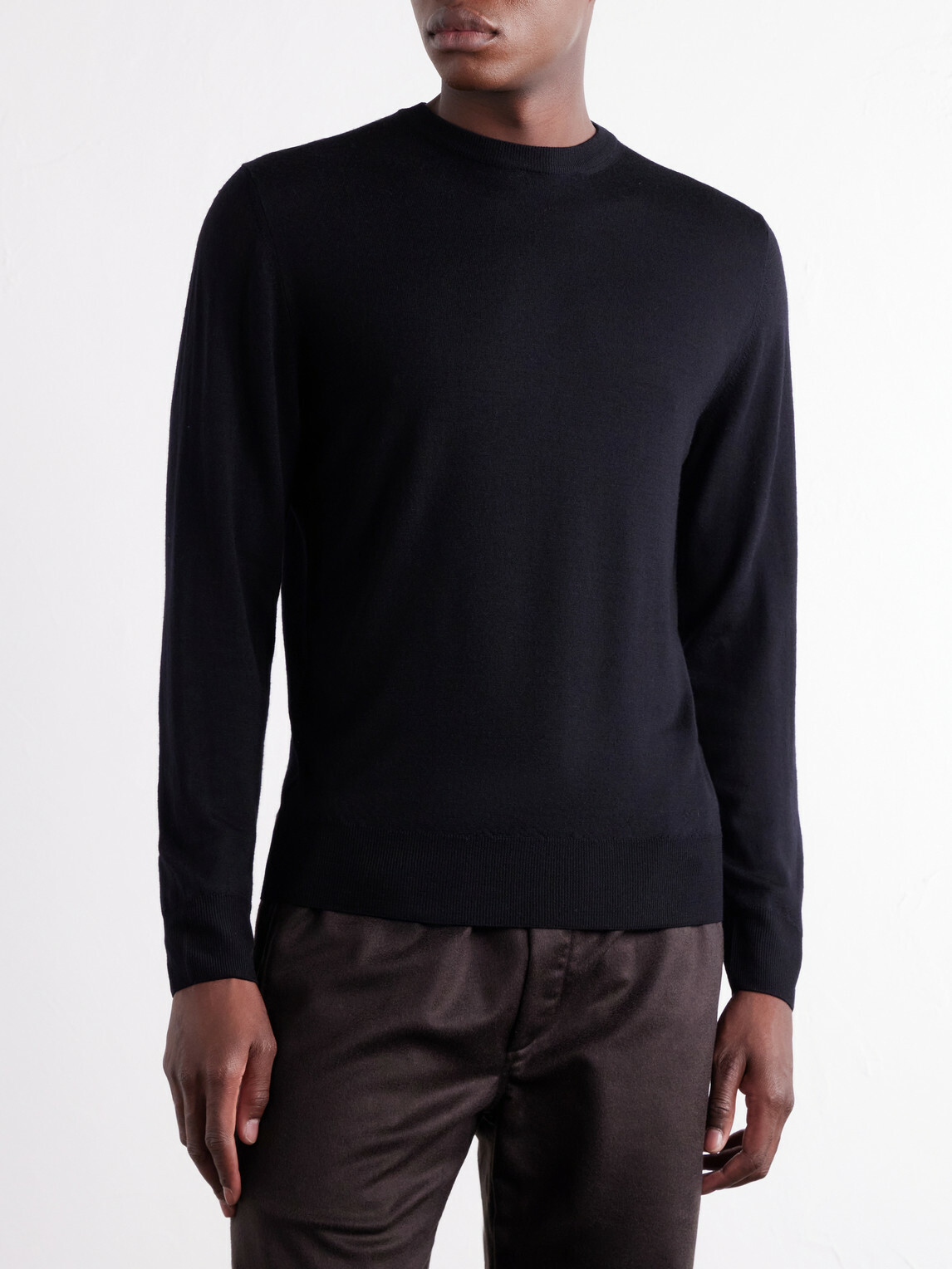 Canali - Wool Sweater - Black