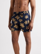 Vilebrequin - Moorea Printed ECONYL Mid-Length Swim Shorts - Blue