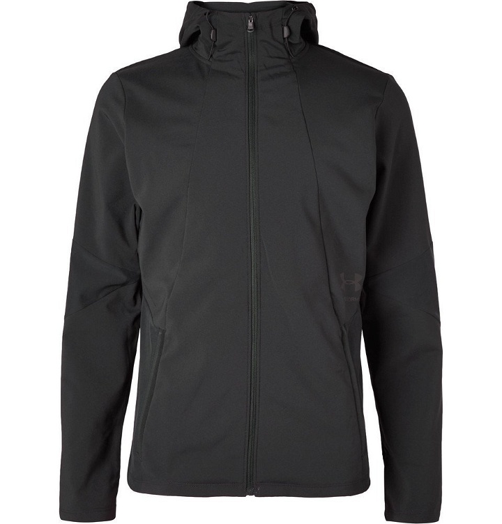 Photo: Under Armour - Storm Cyclone Slim-Fit Stretch-Shell Hooded Jacket - Men - Black