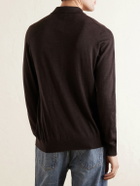 Purdey - Wool Polo Shirt - Brown
