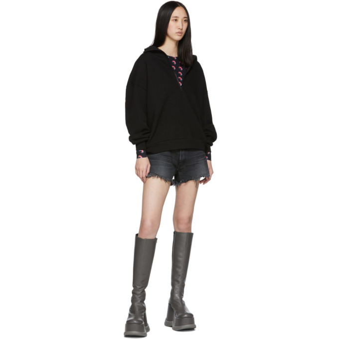Moussy Vintage Black MV Brady Shorts