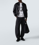 Comme des Garçons Homme Printed cotton jersey sweatshirt