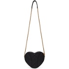 Dolce and Gabbana Black Devotion Heart Bag