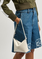 Loewe Puzzle Fold Leather Shoulder bag - Beige - One Size