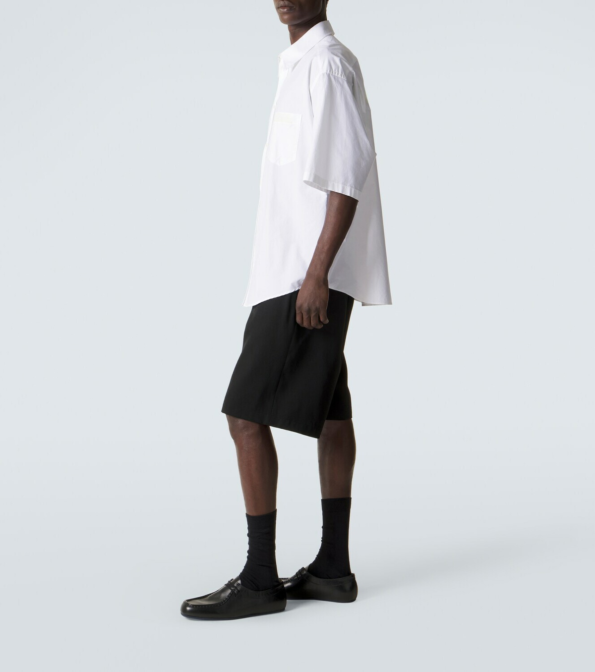 Jil Sander Hood leather lace-up boots