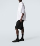 Jil Sander Hood leather lace-up boots