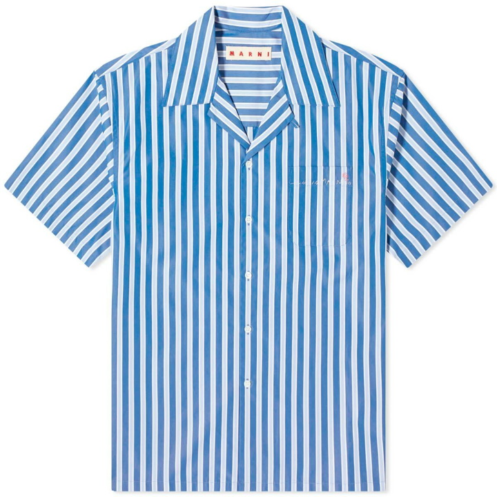 Photo: Marni Men's Stripe Vacation Shirt in Opal