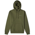 Jacquemus Men's Logo Popover Hoody in Khaki