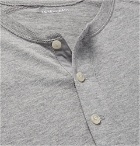J.Crew - Garment-Dyed Slub Cotton-Jersey Henley T-Shirt - Men - Light gray