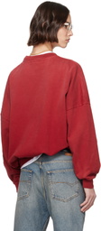 WILLY CHAVARRIA Red 'Community Center' Hooligan Crew Sweatshirt