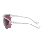 District Vision Pink and White Junya Racer Sunglasses