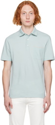 ZEGNA Blue Patch Pocket Polo